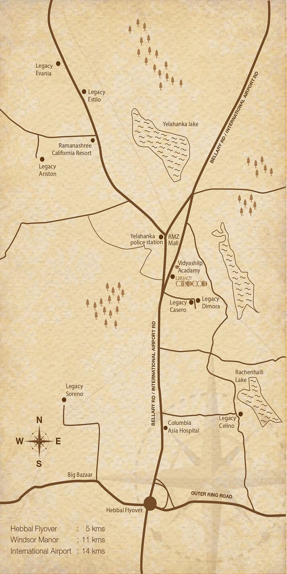 Legacy Cirocco Jakkur Location Map Legacy Cirocco Jakkur Location Map